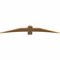Ekena Millwork Bellingham Timber Gable Bracket, Western Red Cedar, 72"W x 12"H x 1 1/2"D x 5 1/2"F, 4/12 Pitch GBW072X12X0206BEL00SWR - alternate 4